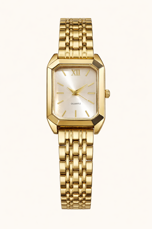 Luxury Gold Square Dial Champagne Women’s Watch